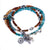 Aquamarine, Sandalwood & Tulasi Durga Wrap Bracelet