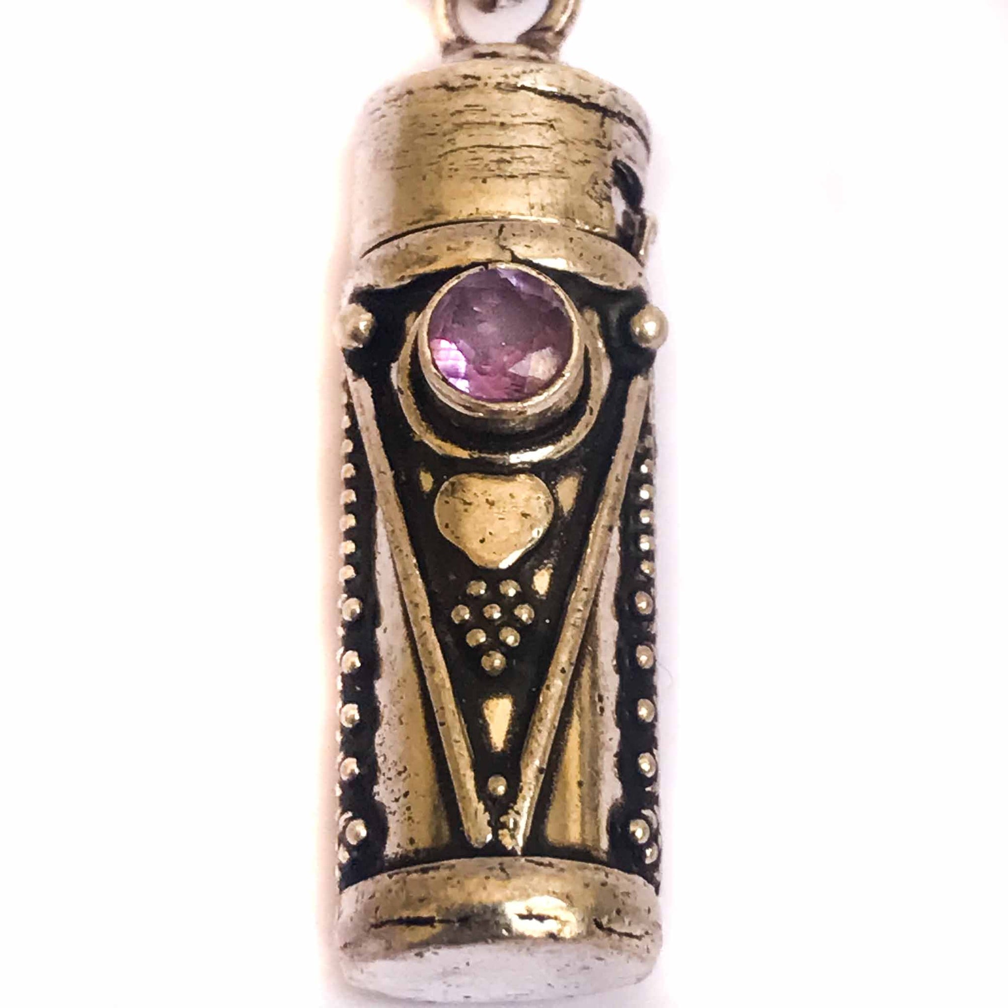Large Vertical Kavach with Amethyst