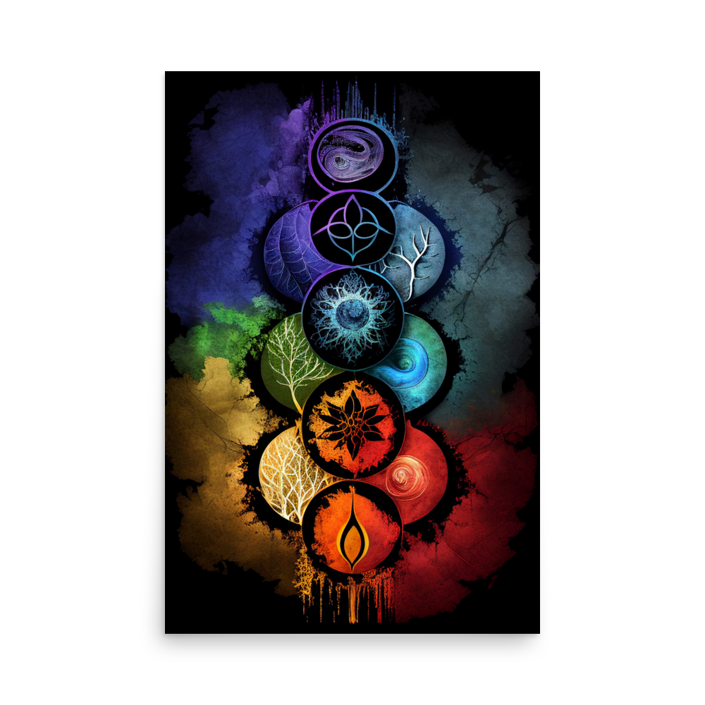 Chakra Poster (24 x 36 inches)