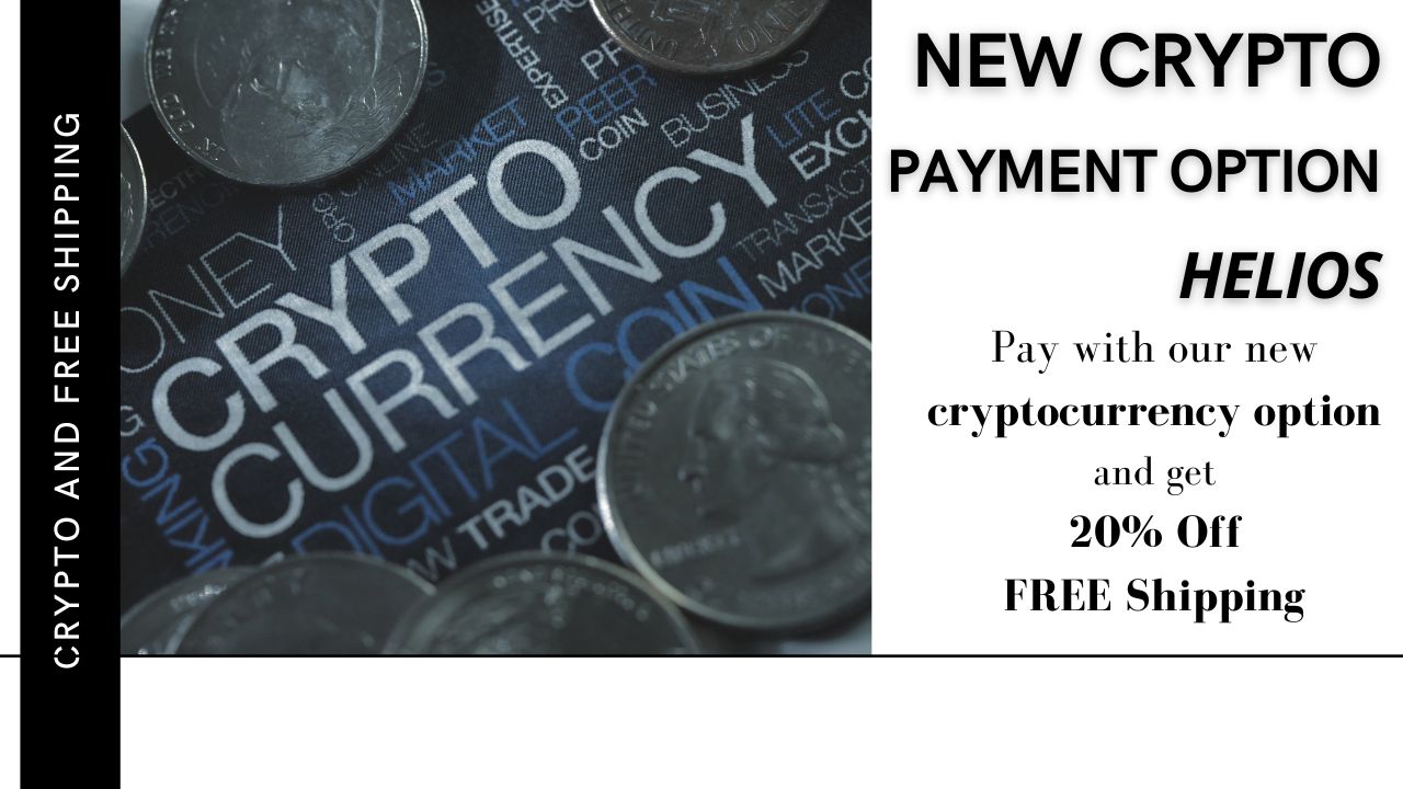 Limited Time - Pay in Cryptocurrency and get FREE Shipping