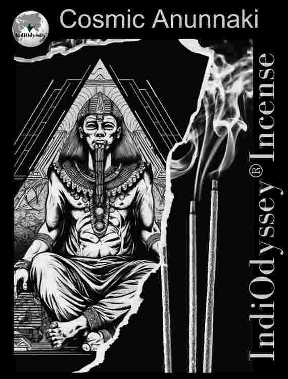 Cosmic Anunnaki Plum-toned Sticks by IndiOdyssey