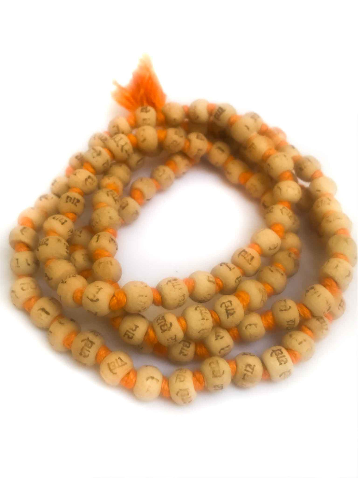 &quot;Radhe Radhe&quot; Neem 108 Japa Mala - SALE