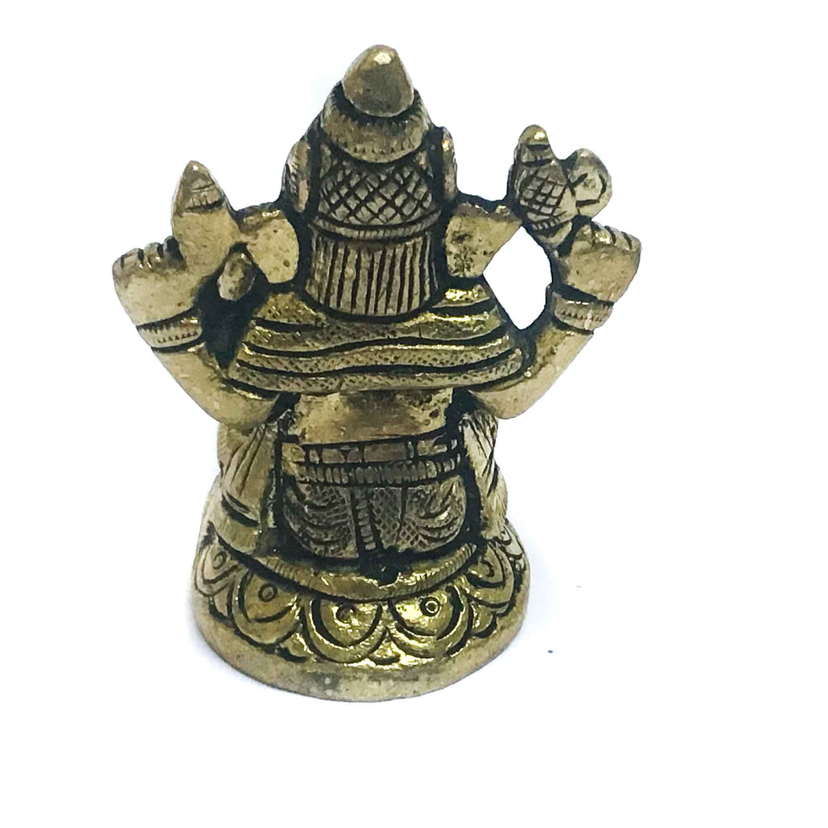 Small Antique Finished Premium Brass Ganesh by IndiOdyssey