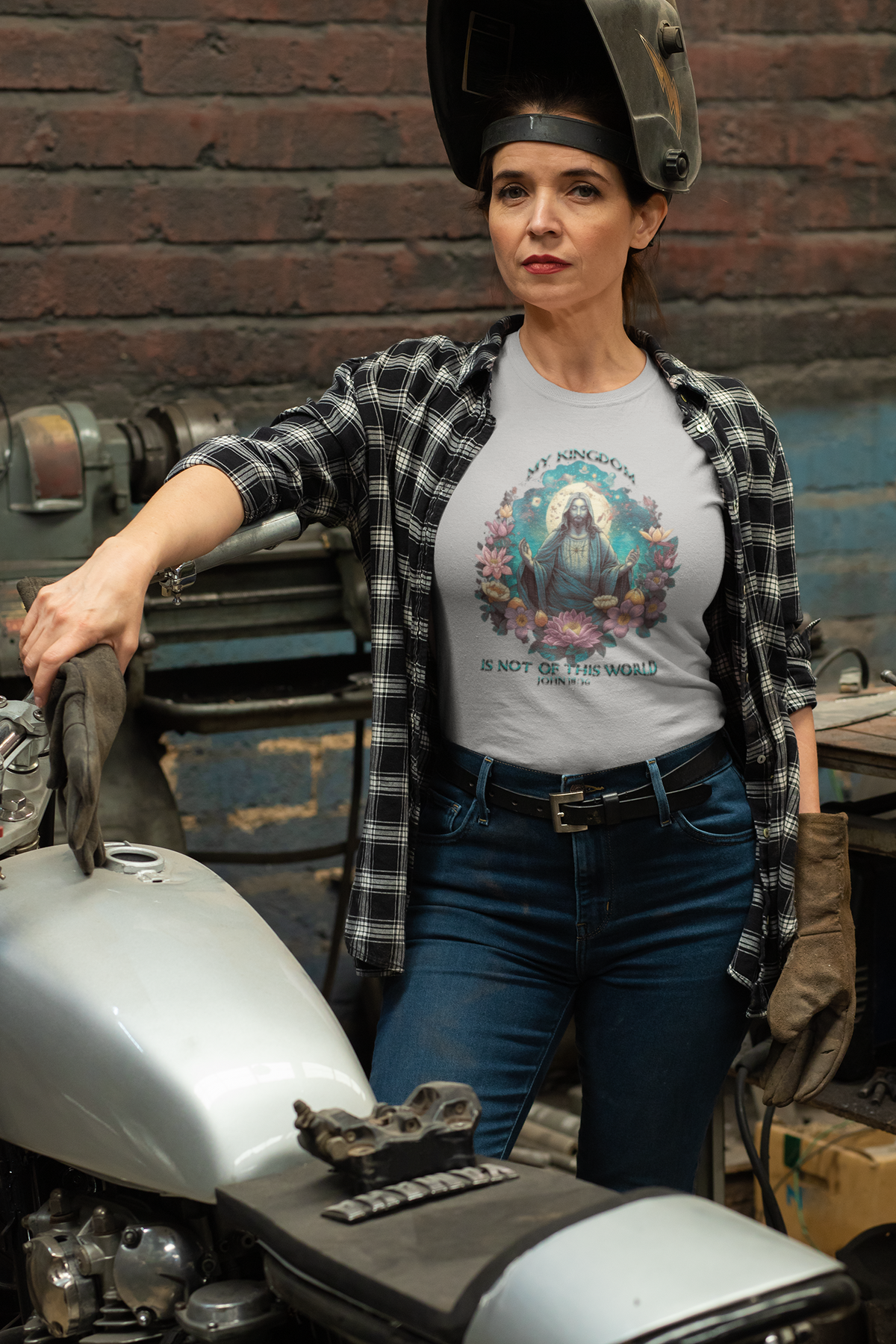 &quot;My Kingdom is not of this world,&quot; John 18:36 Women&#39;s Relaxed T-Shirt by IndiOdyssey
