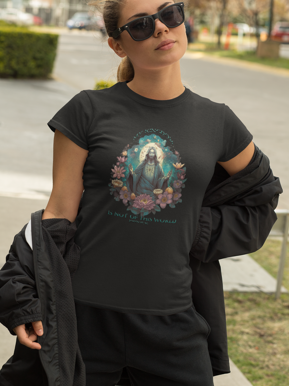 &quot;My Kingdom is not of this world,&quot; John 18:36 Women&#39;s Relaxed T-Shirt by IndiOdyssey