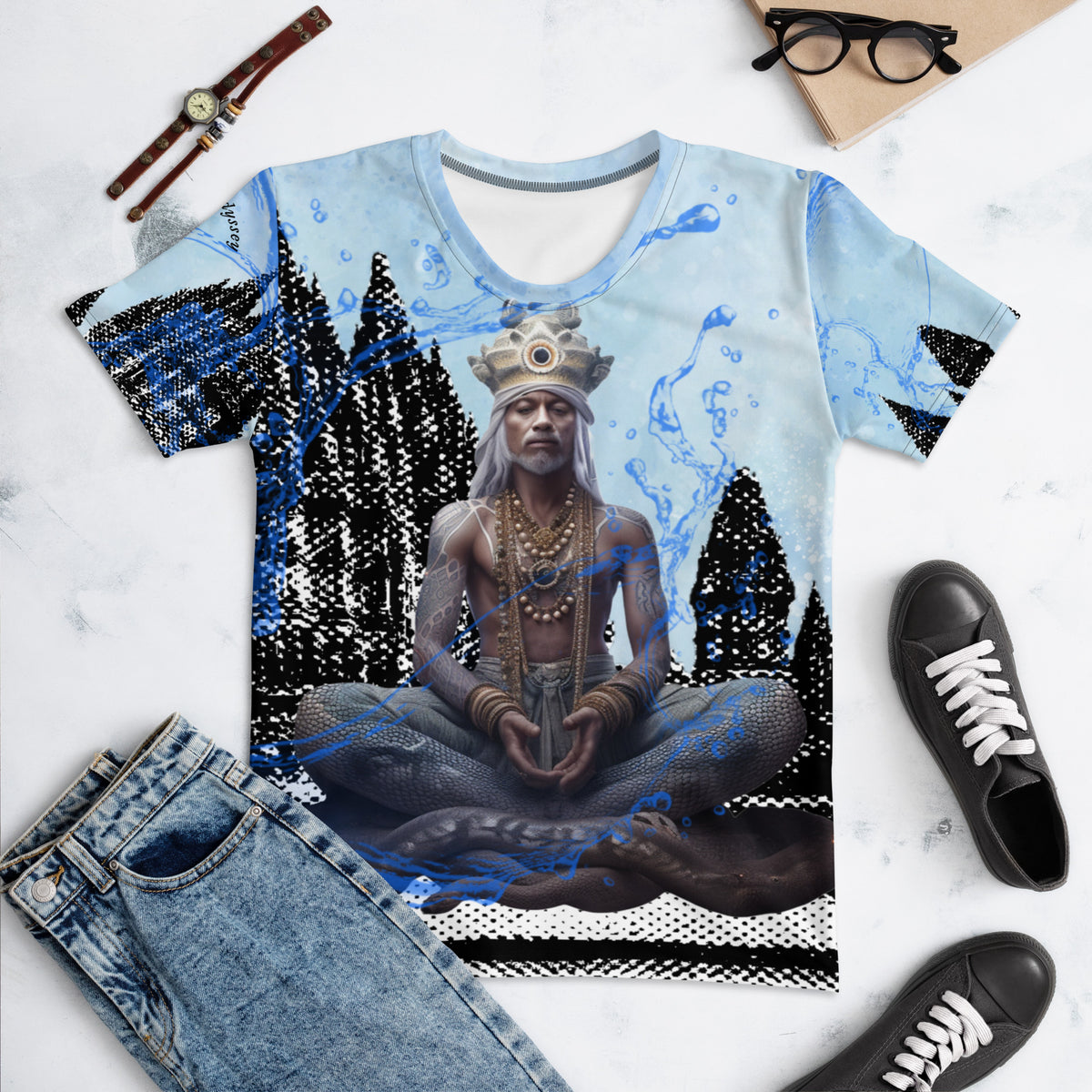 Patanjali Meditating Women&#39;s T-shirt