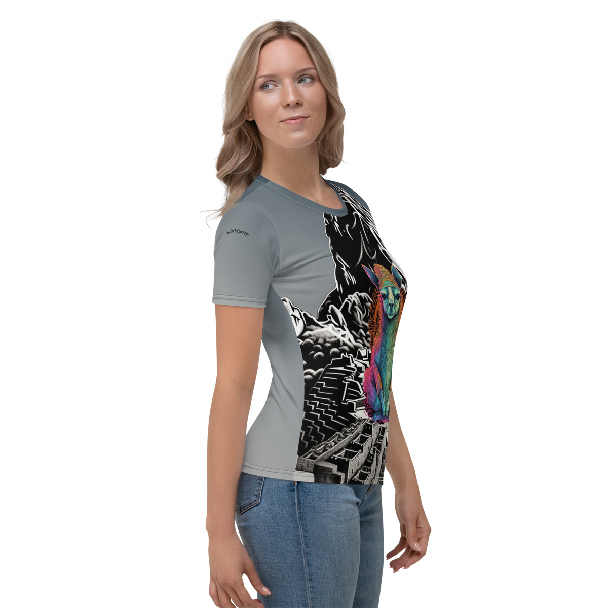 Meditating Alpaca at Machu Picchu Women&#39;s T-shirt