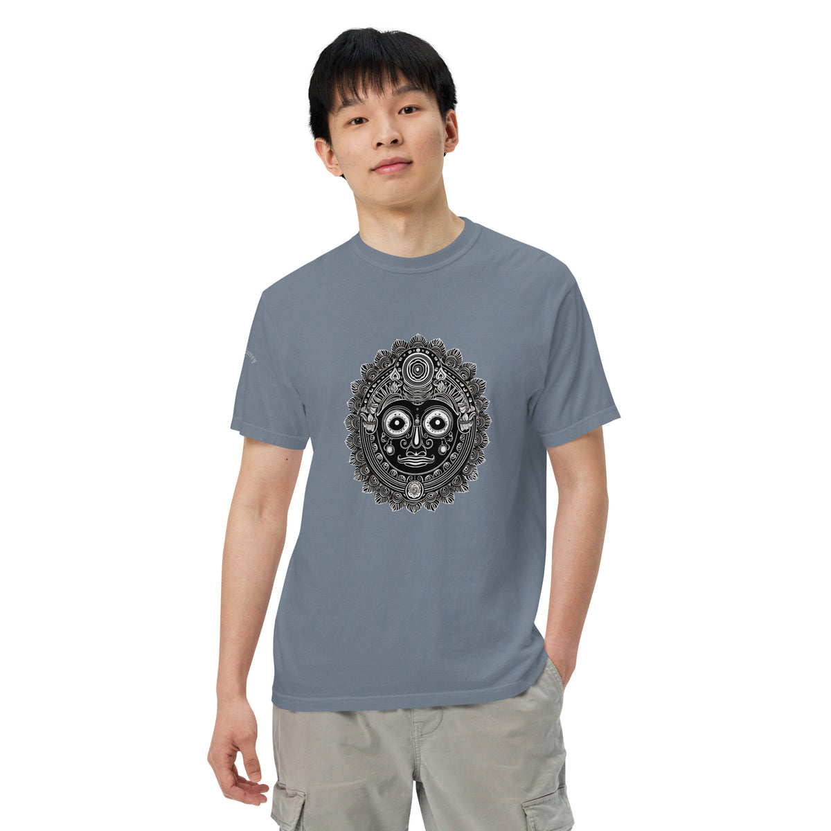 Jagannath Men’s garment-dyed heavyweight t-shirt