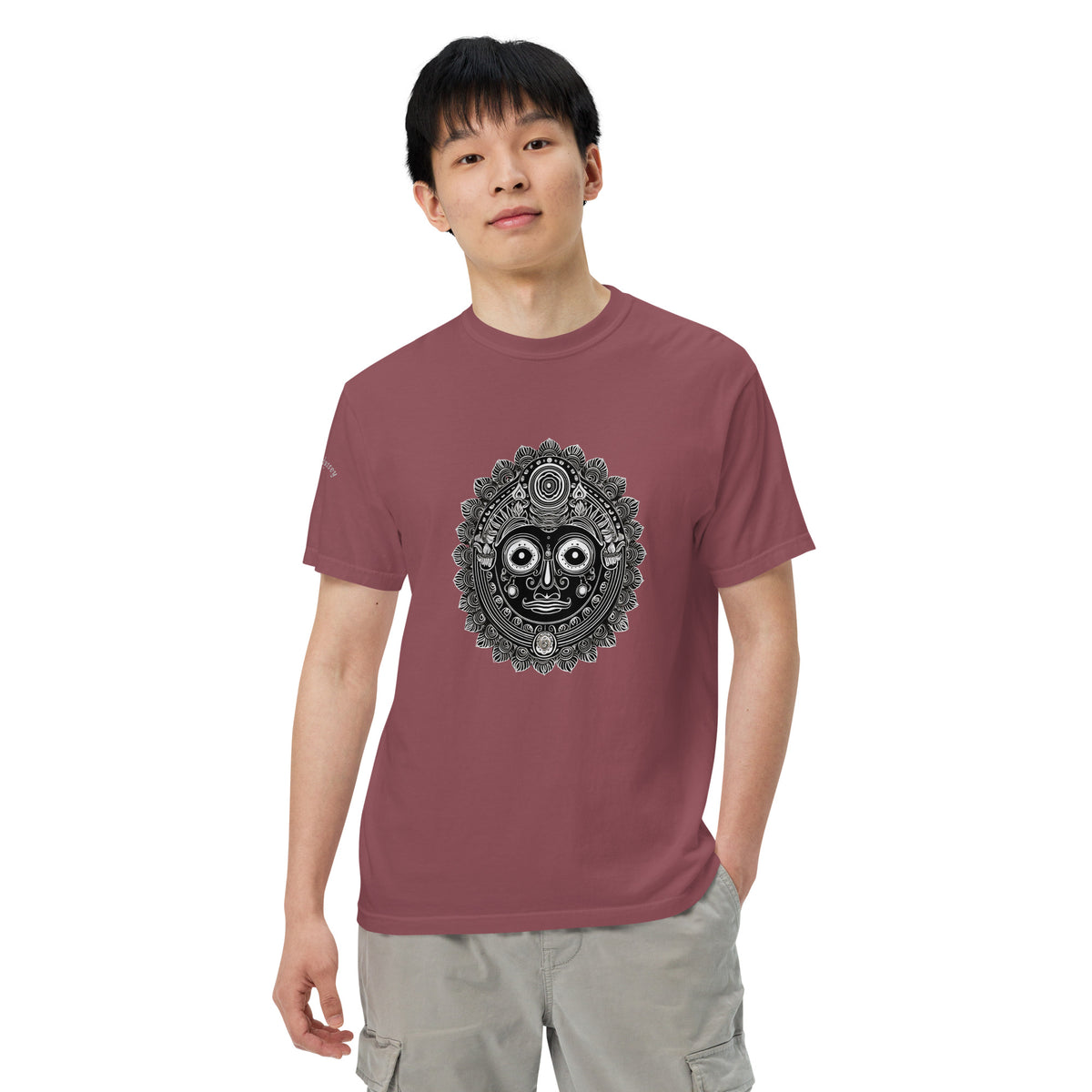 Jagannath Men’s garment-dyed heavyweight t-shirt