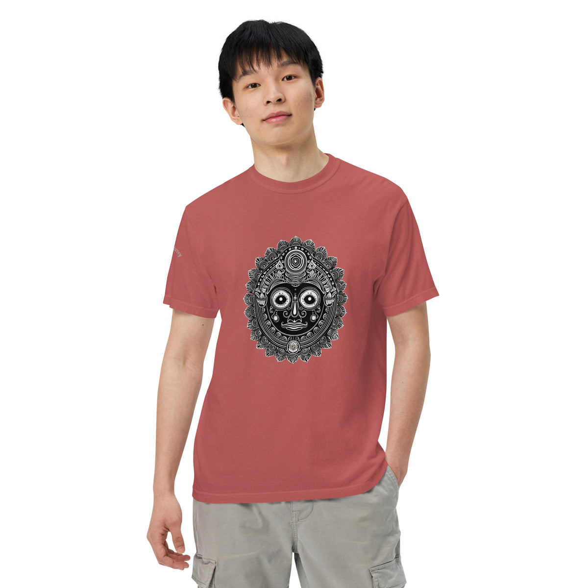 Jagannath Men’s garment-dyed heavyweight t-shirt