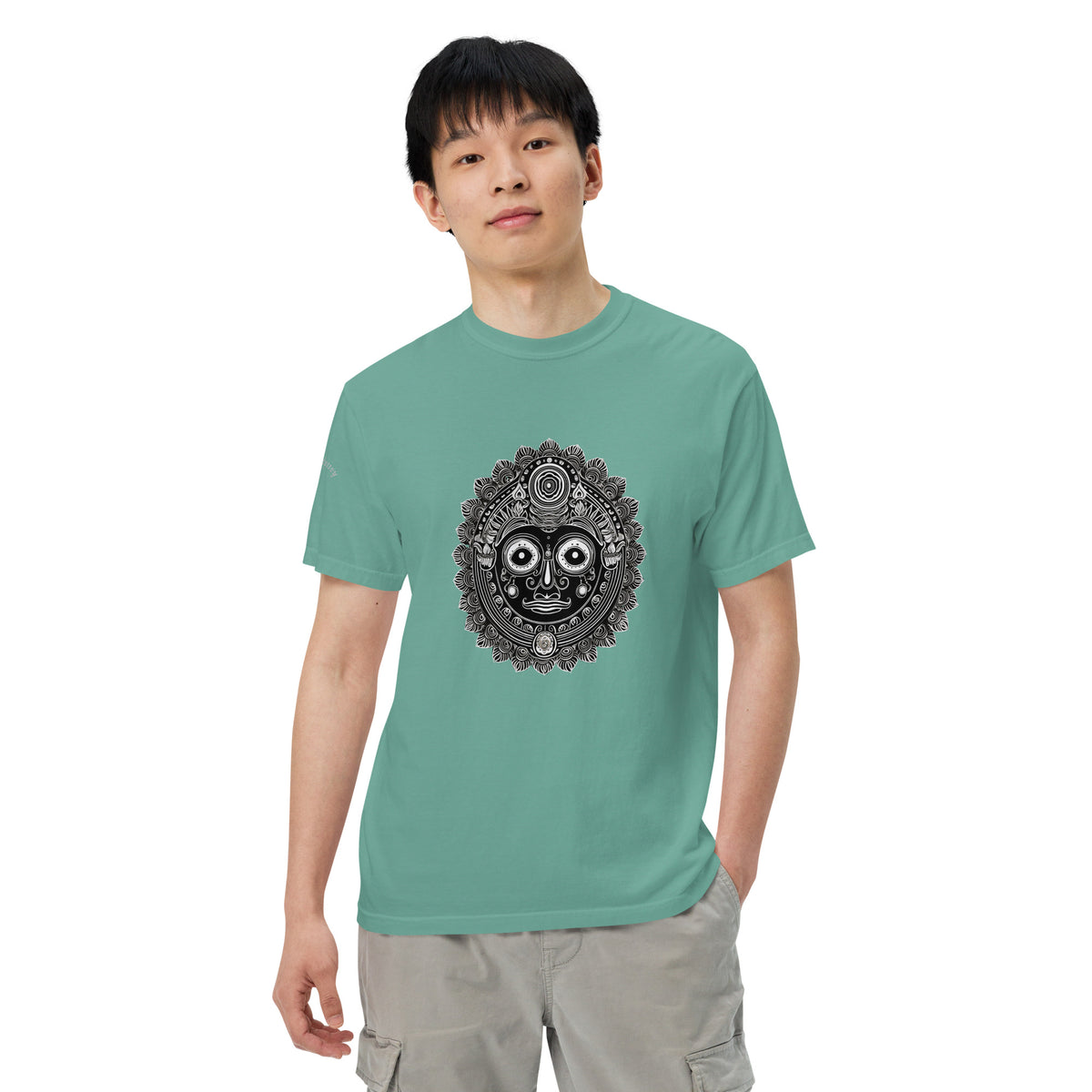 Jagannath Men’s garment-dyed heavyweight t-shirt