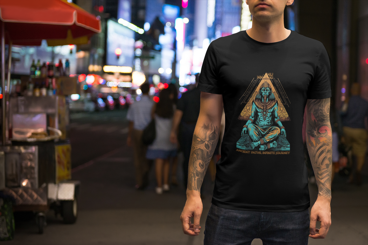 ANUNNAKI UNISEX ORGANIC COTTON T-SHIRT by IndiOdyssey