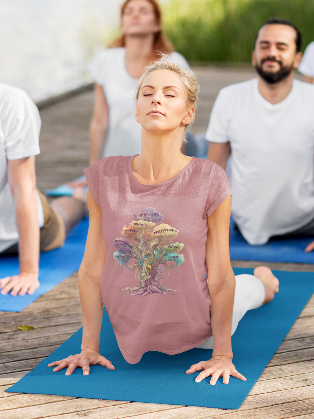 Patanjali&#39;s Eight Limbs of Yoga Women&#39;s Relaxed T-Shirt by IndiOdyssey