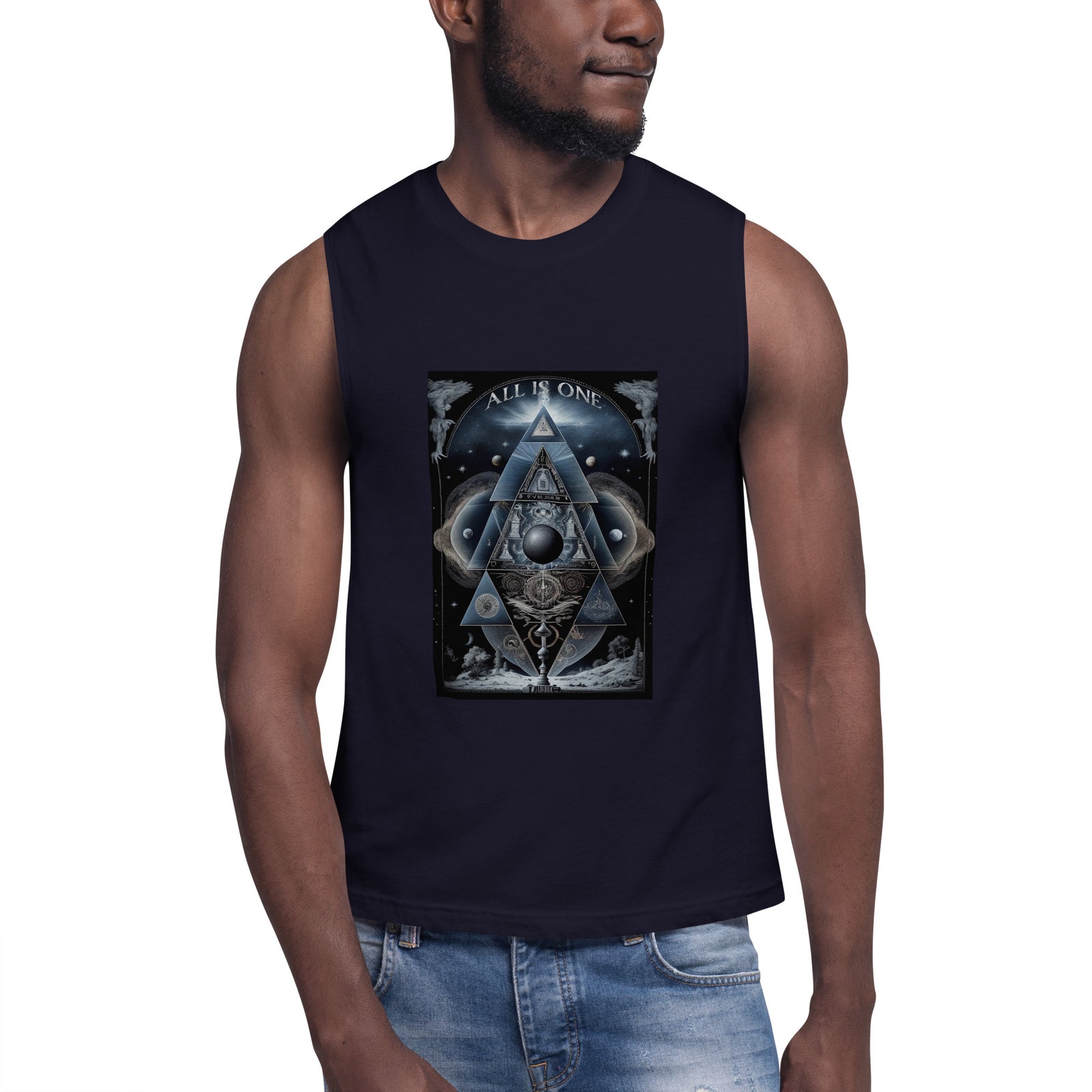 "All is One" Muscle Shirt by IndiOdyssey