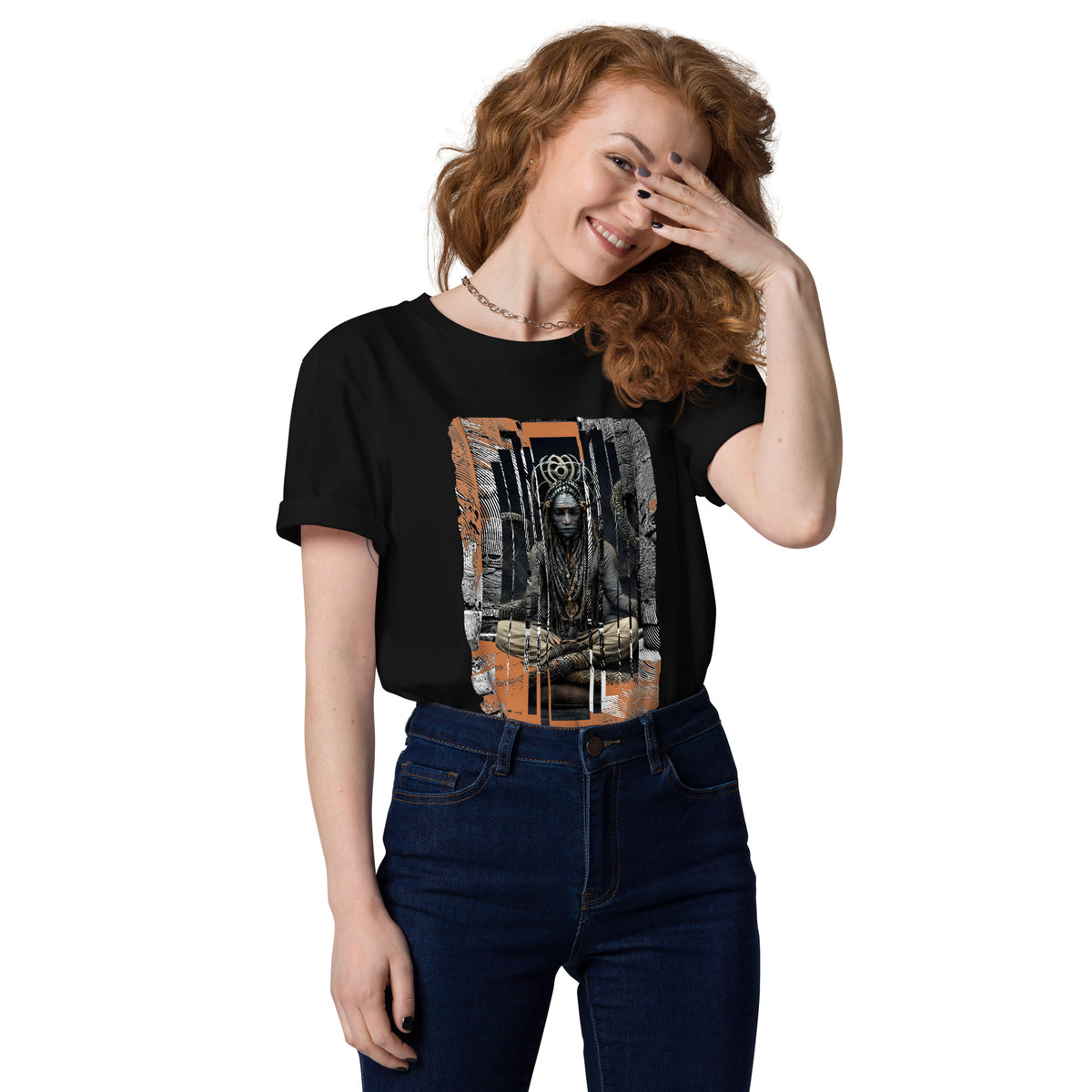 Painted Patanjali Unisex organic cotton t-shirt