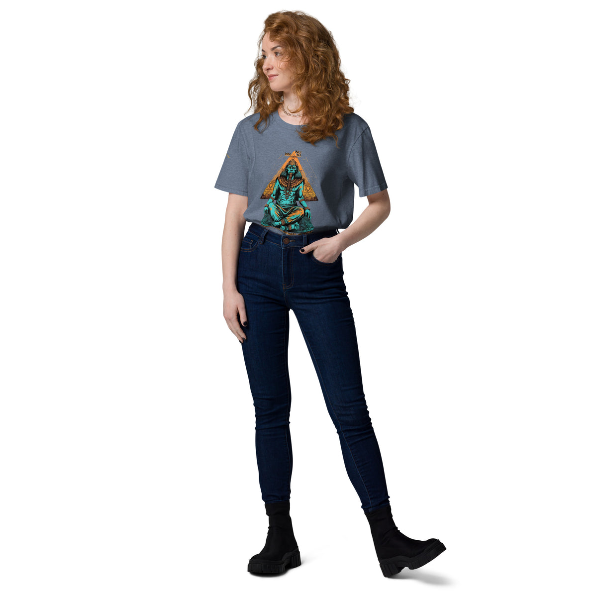 ANUNNAKI UNISEX ORGANIC COTTON T-SHIRT by IndiOdyssey