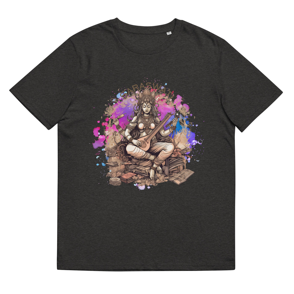 Saraswati Organic cotton t-shirt by IndiOdyssey
