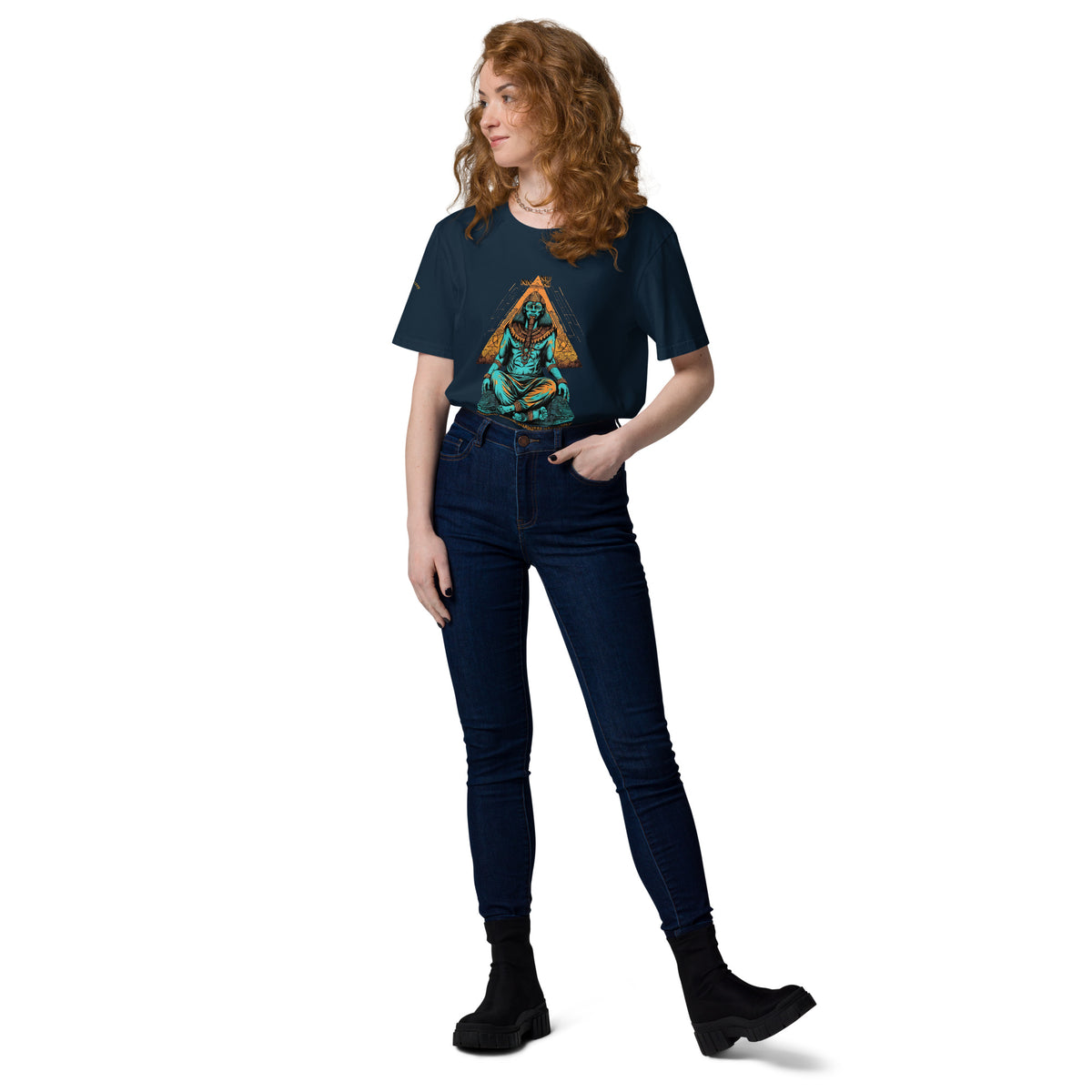 ANUNNAKI UNISEX ORGANIC COTTON T-SHIRT by IndiOdyssey