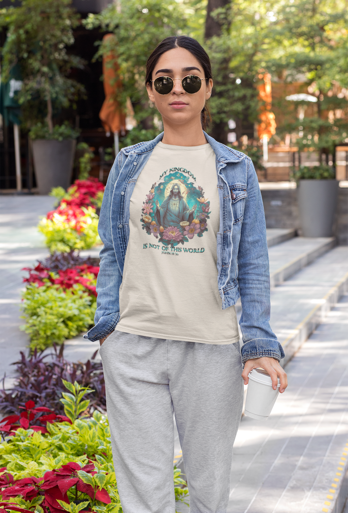 &quot;My Kingdom is not of this world,&quot; John 18:36 Women&#39;s Relaxed T-Shirt by IndiOdyssey
