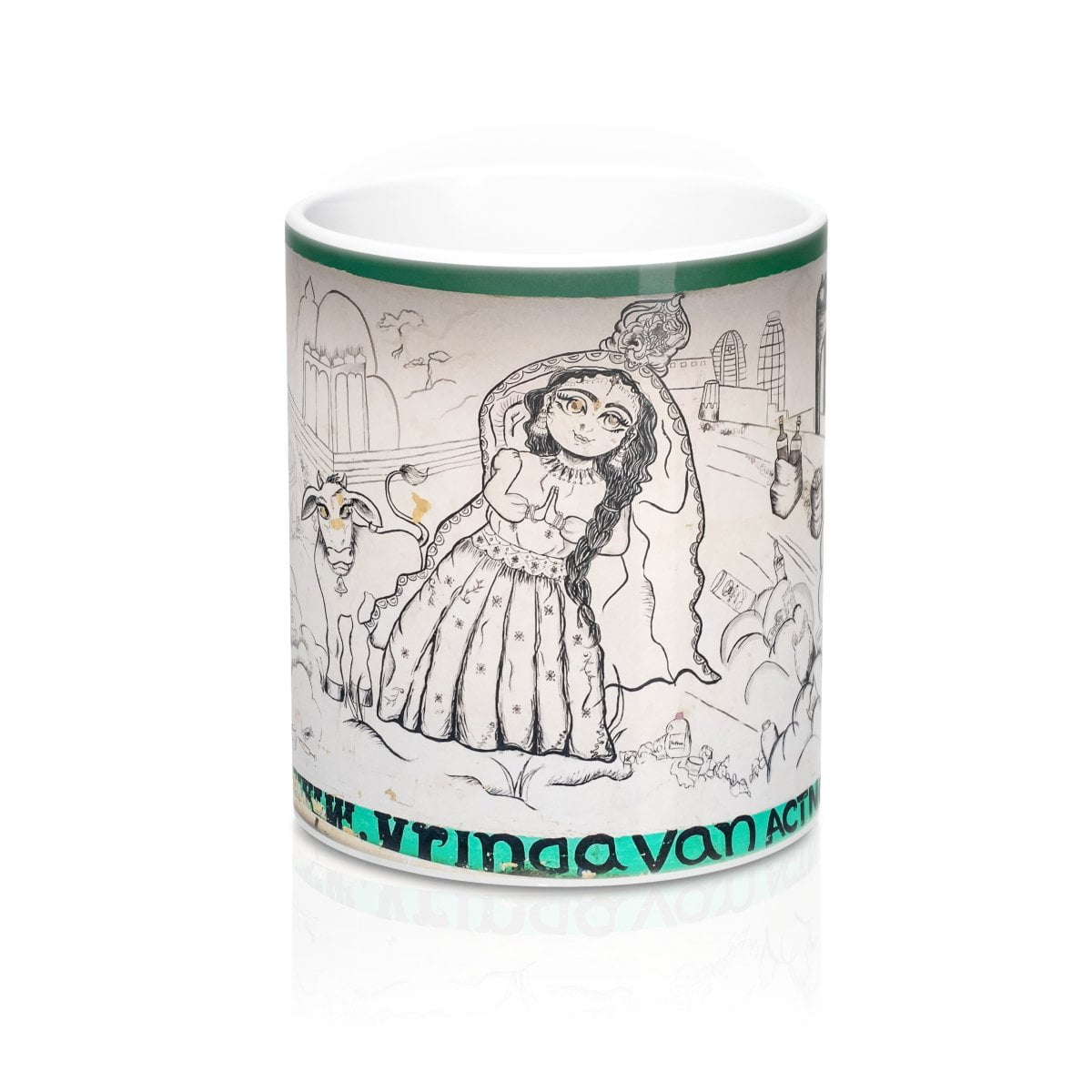 Keep Vrindavan Clean - Street Art Coffee Mug