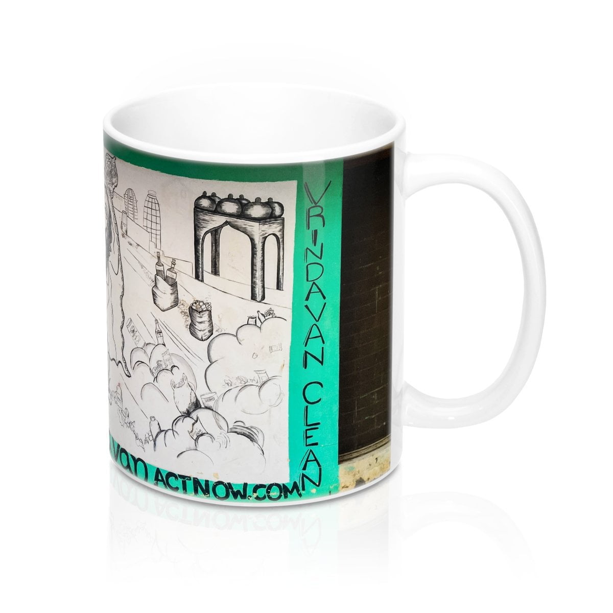 Keep Vrindavan Clean - Street Art Coffee Mug