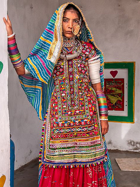A traditional style of blouse (kanchli or choli) from the Banjara nomadic tribe of Rajasthan.