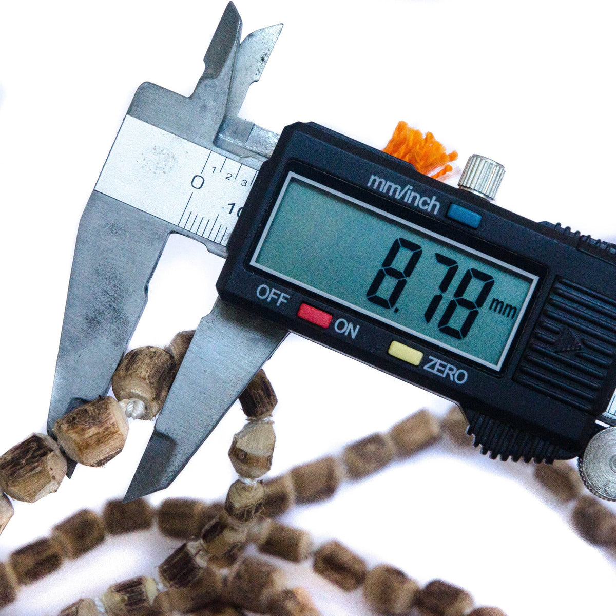 Natural Rough Tulsi 108 Japa Mala