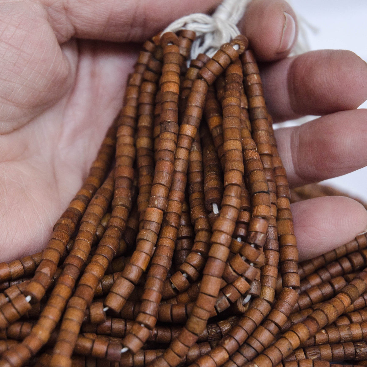 Bone Beads, Colored Tubes, 4mm