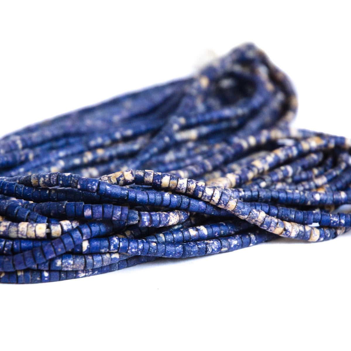 Bone Beads, Colored Tubes, 4mm