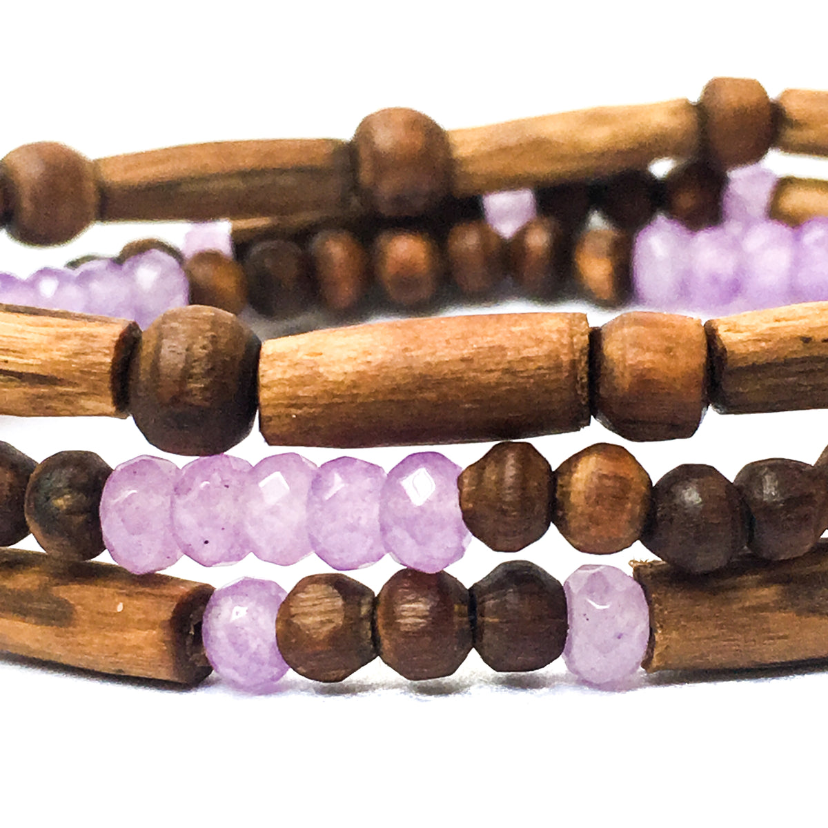 Tulsi Trio Bracelet with Gemstones