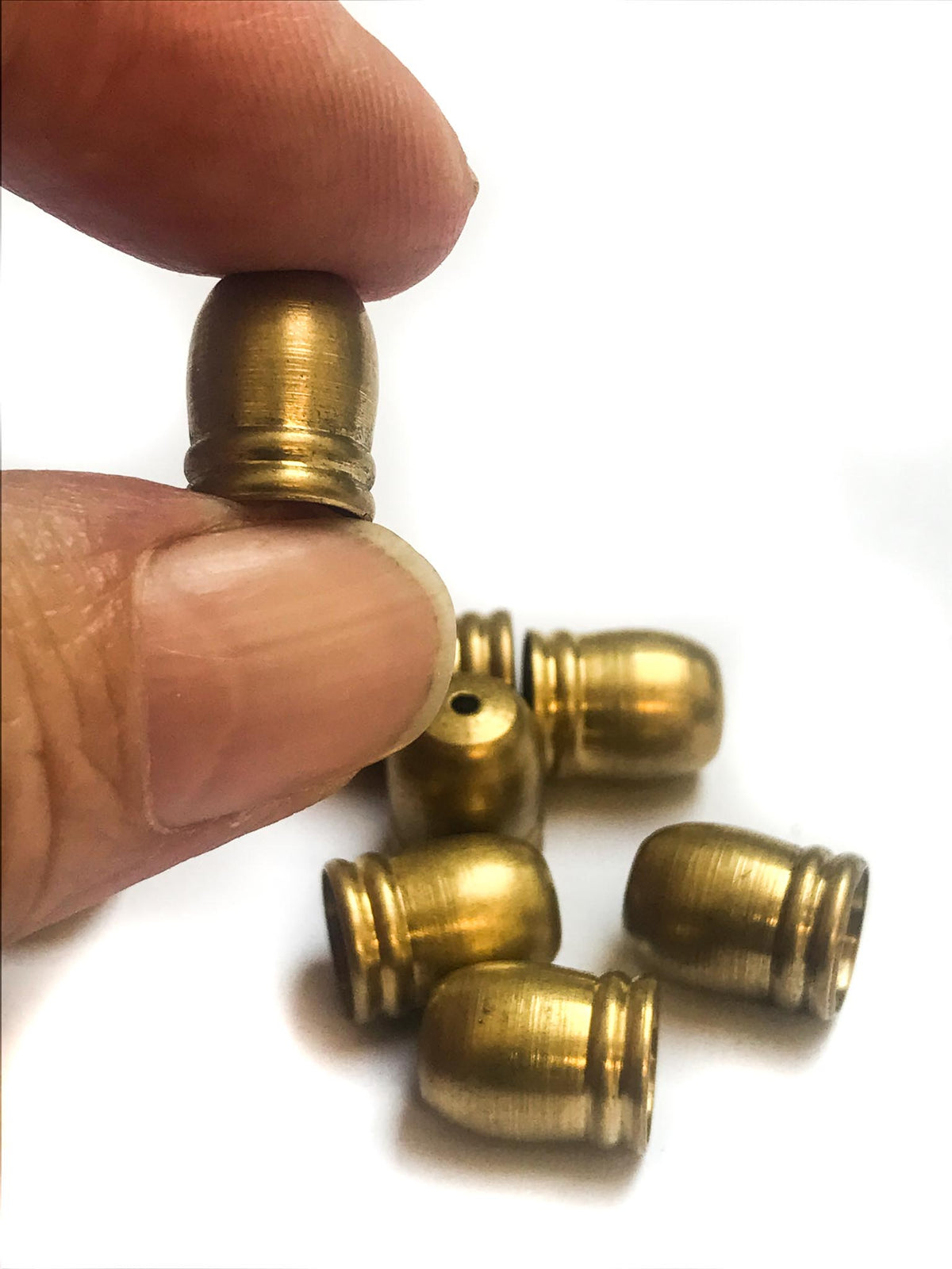 Brass Tassel Caps (10 pieces)