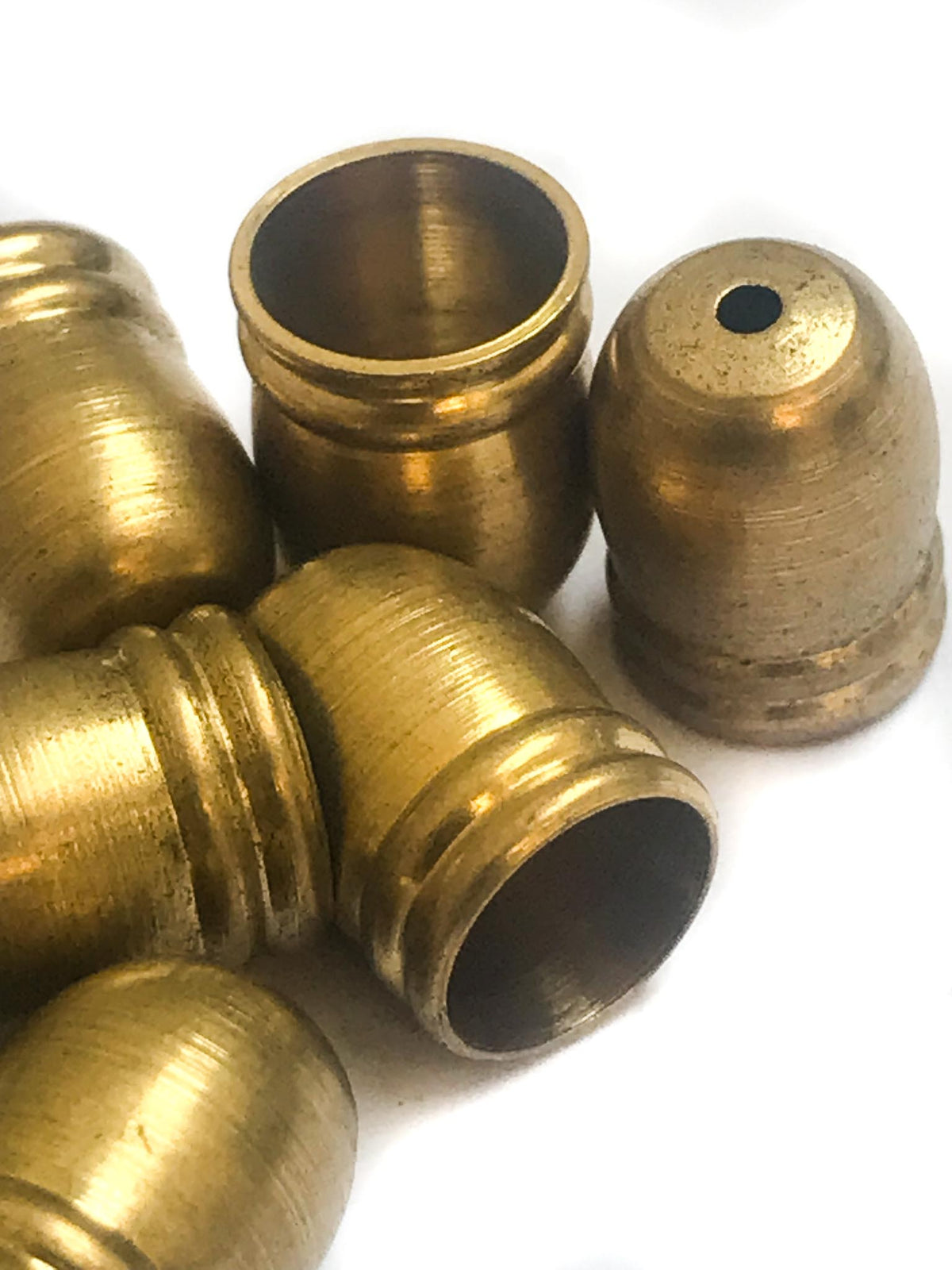 Brass Tassel Caps (10 pieces)