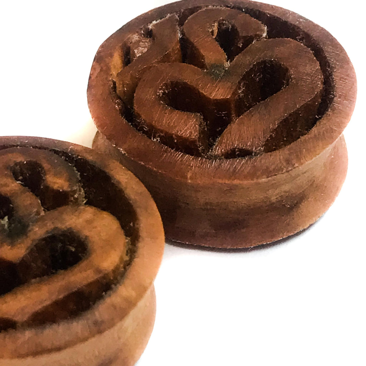 OM Sandalwood Ear Plugs (7/8 inch)