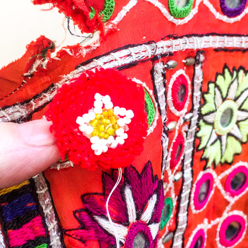 A traditional style of blouse (kanchli or choli) from the Banjara nomadic tribe of Rajasthan.