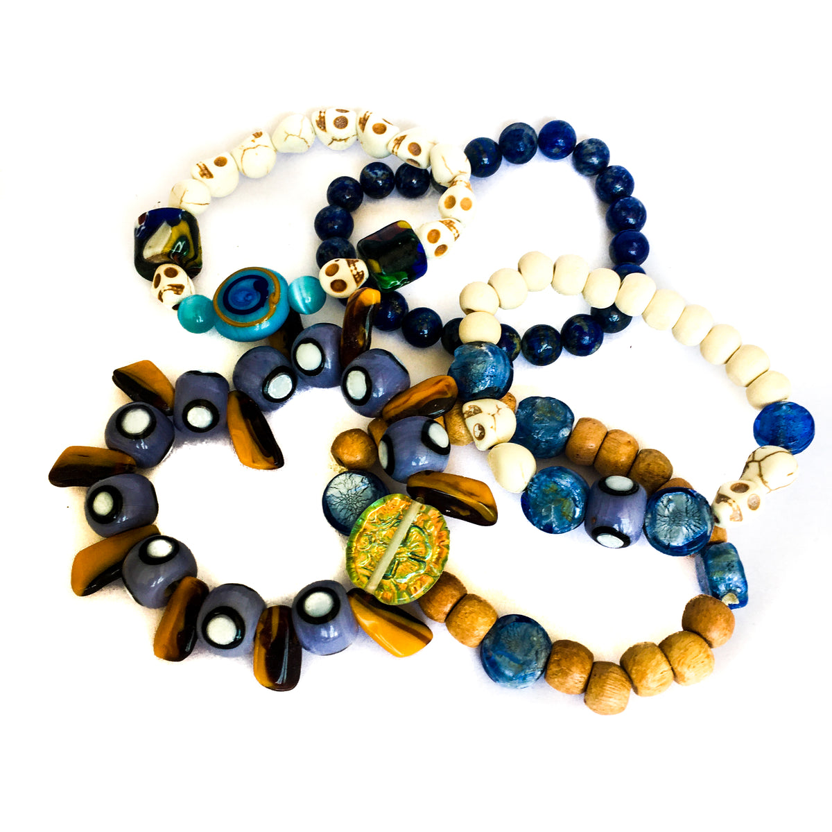 Festival Bracelets set of five IndiOdyssey