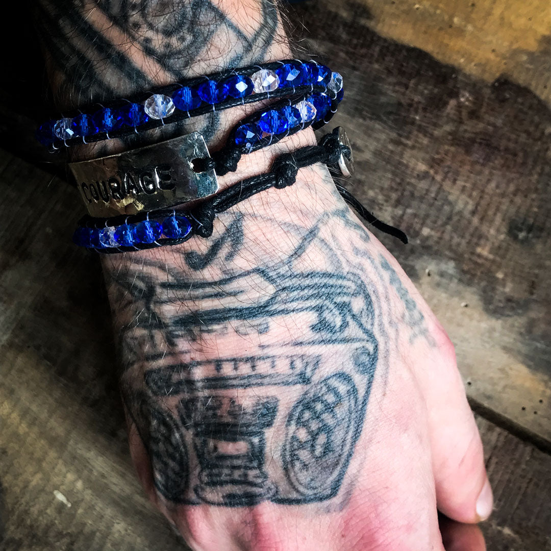 Choose Courage Wrap Bracelet
