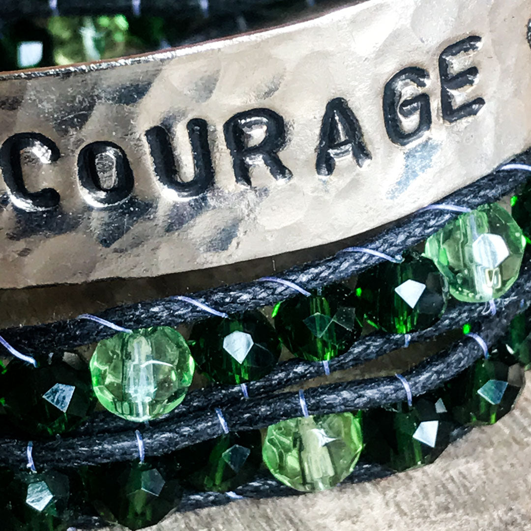 Choose Courage Wrap Bracelet
