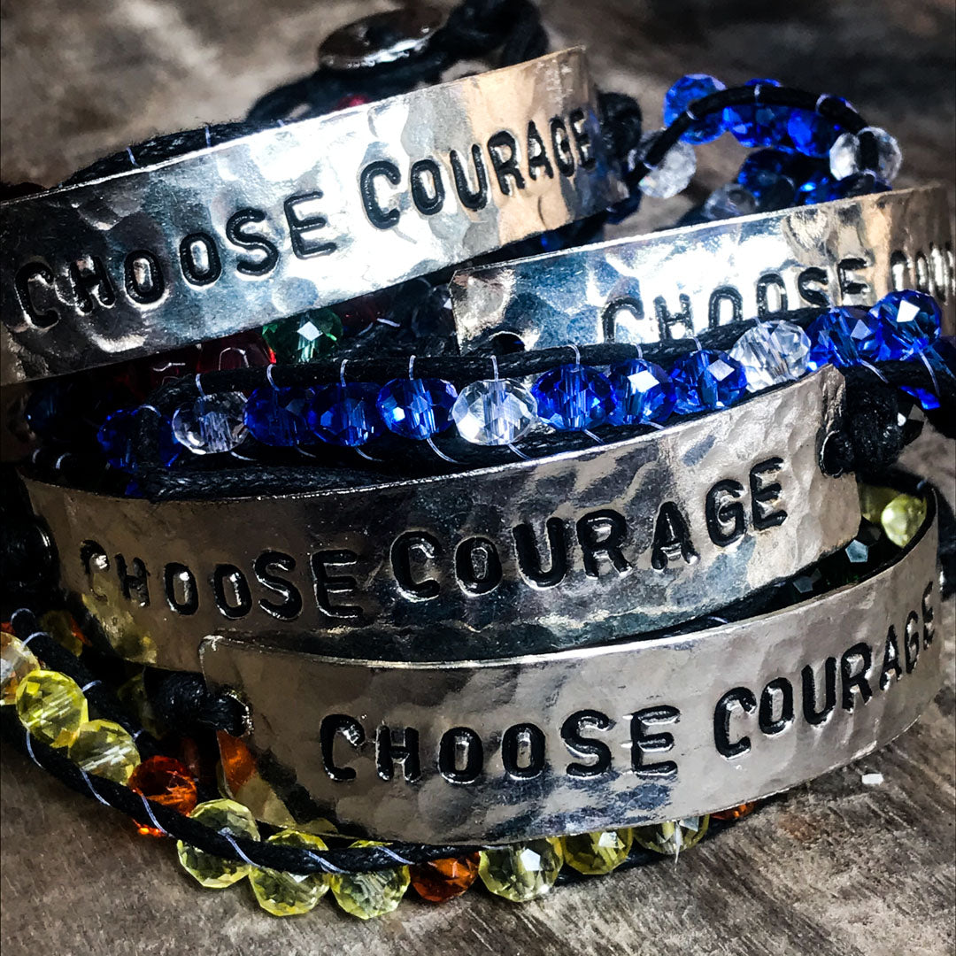 Choose Courage Wrap Bracelet