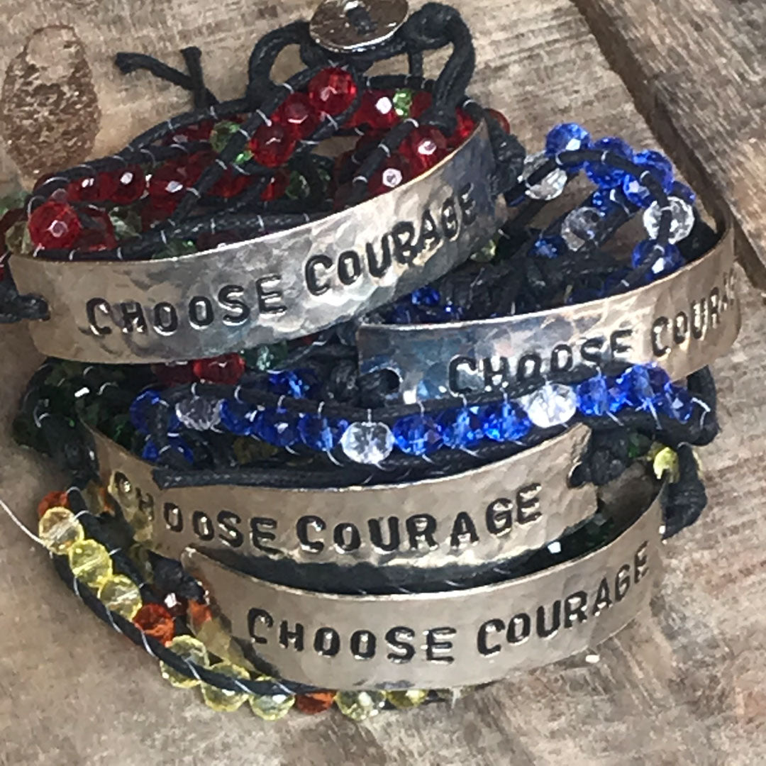 Choose Courage Wrap Bracelet
