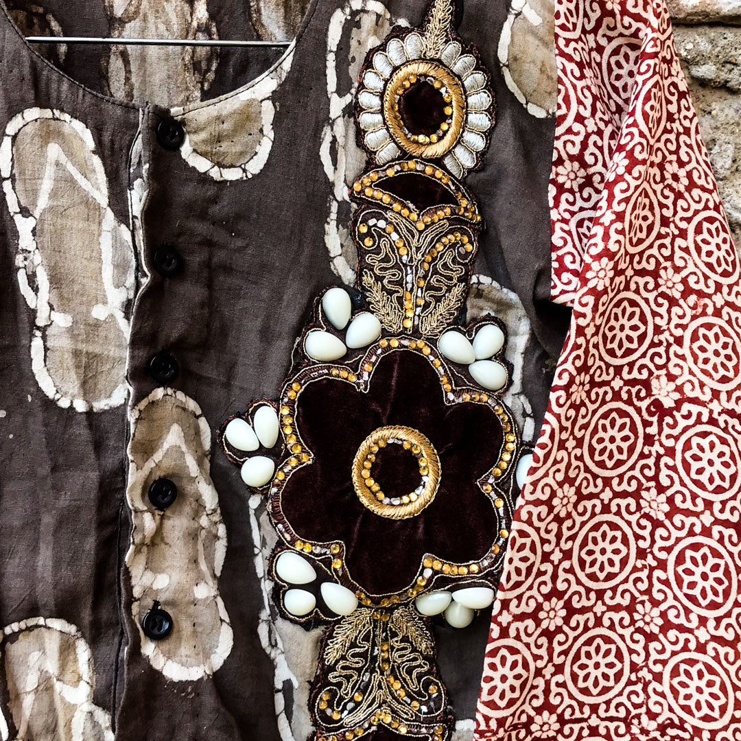 Gopi Skirt Outfit (Ready-made, Med-Lg)