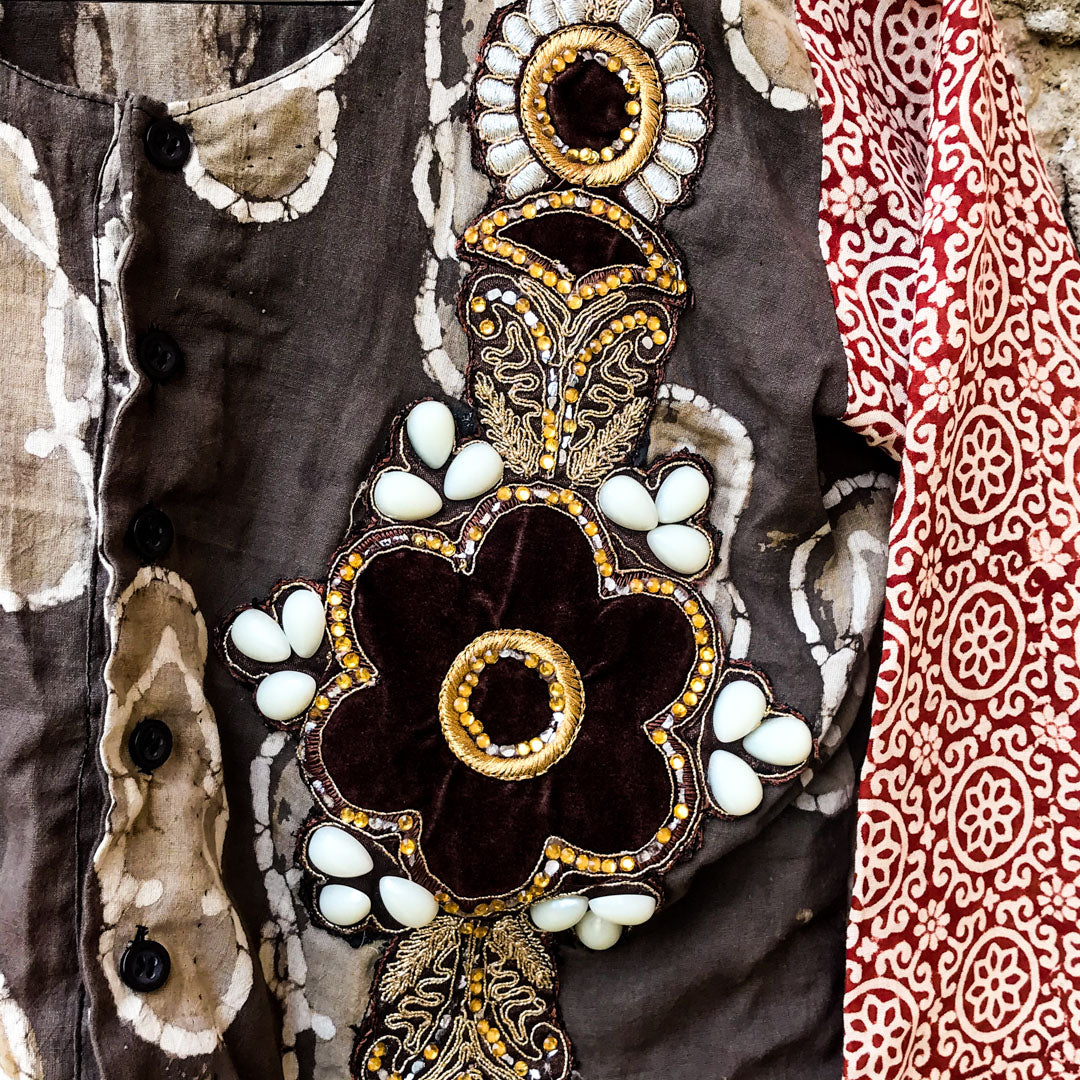 Gopi Skirt Outfit (Ready-made, Med-Lg)