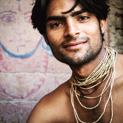 Tulsi Necklace, 3-wrap (5 necklaces) by IndiOdyssey