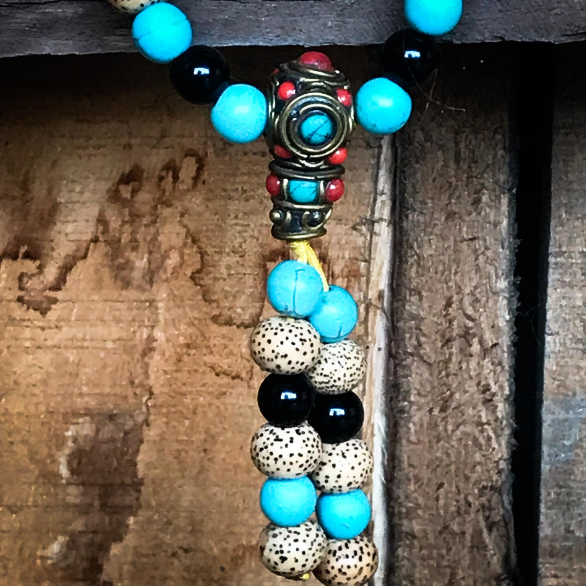 Moon and Stars Bodhi Seed Mala