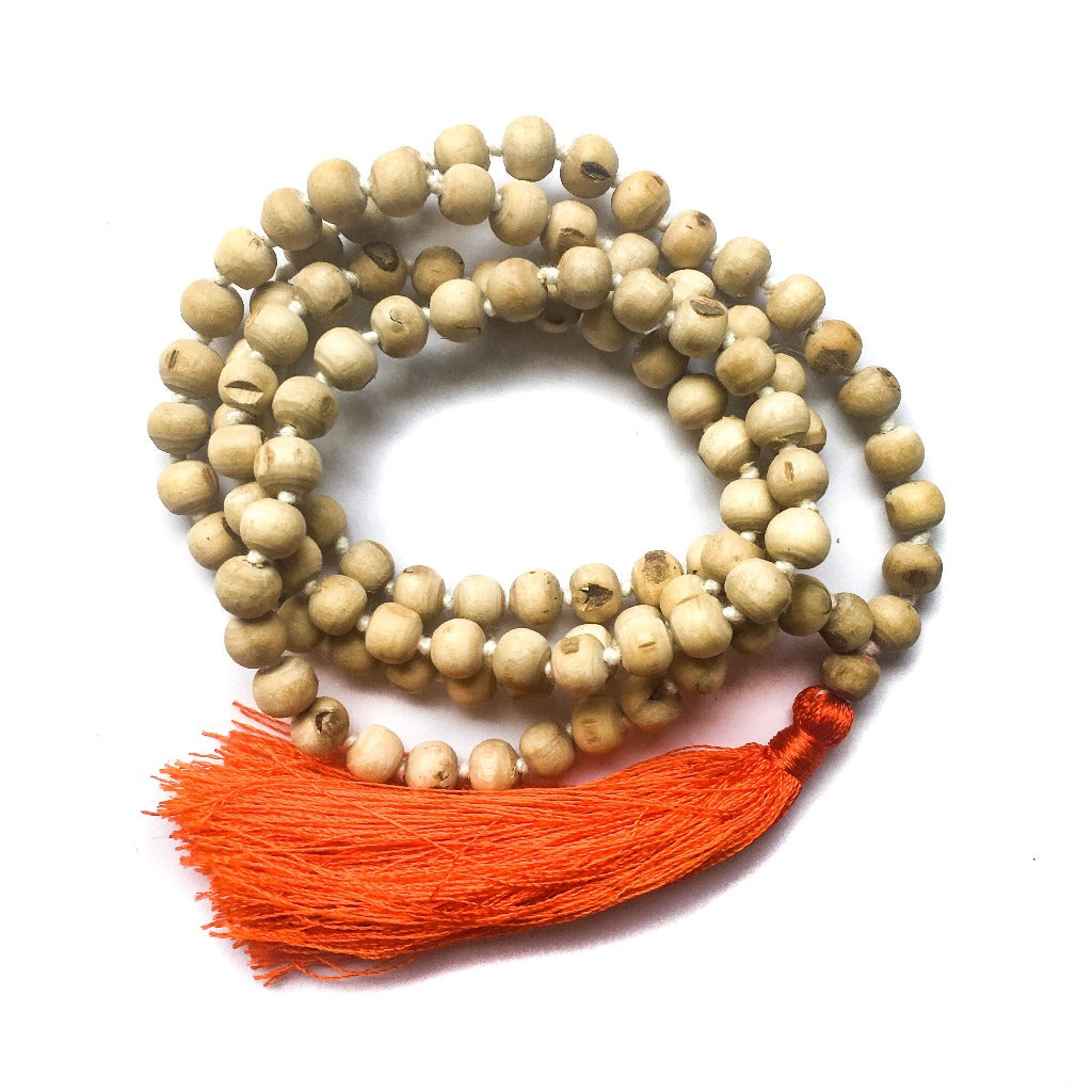 Tulsi Mala 108+1 Hand-knotted Japa by IndiOdyssey