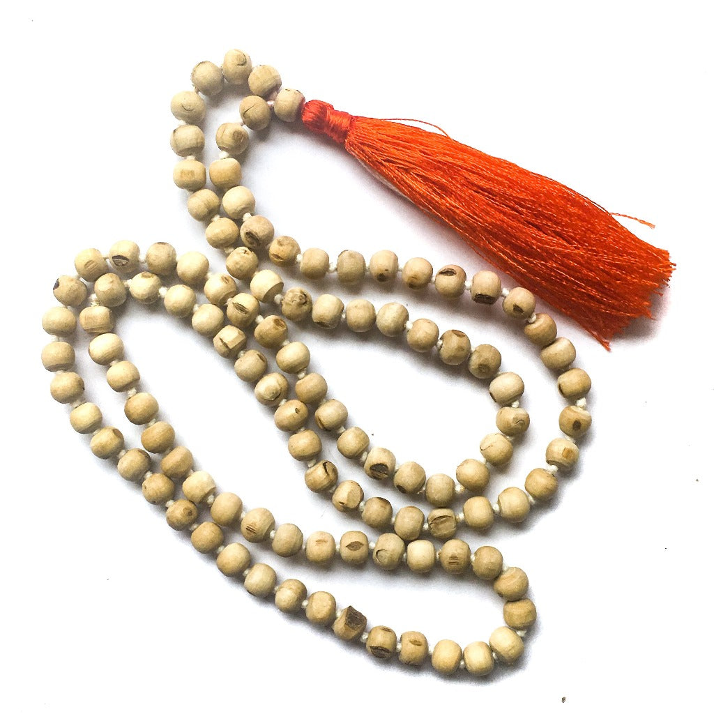 Tulsi Mala 108+1 Hand-knotted Japa by IndiOdyssey