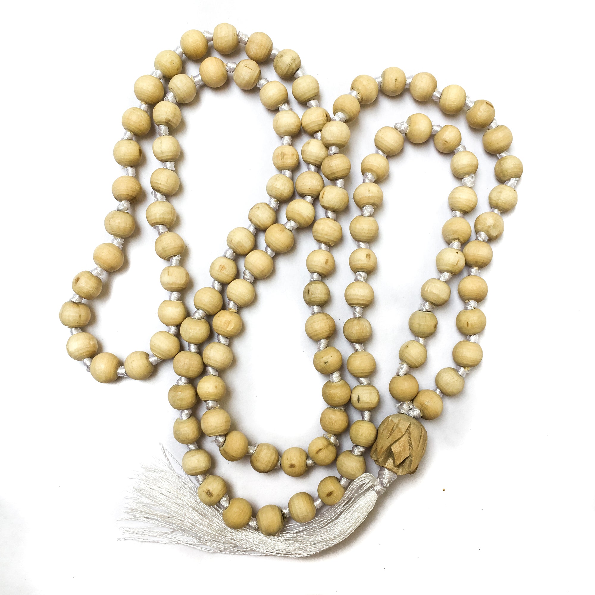 IndiOdyssey Tulsi Lotus Hand-knotted Malas from Vrindavan