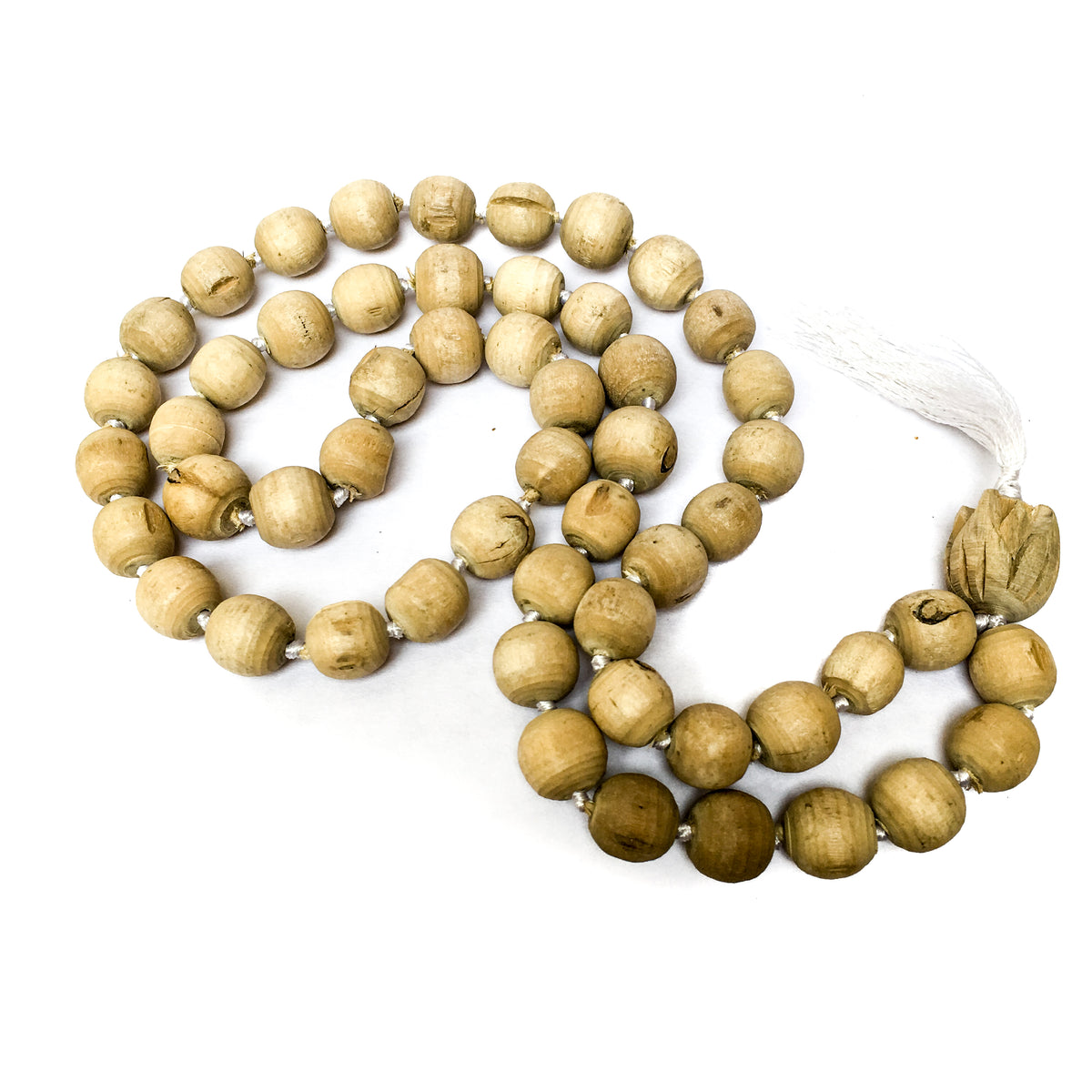 IndiOdyssey Tulsi Lotus Hand-knotted Malas from Vrindavan