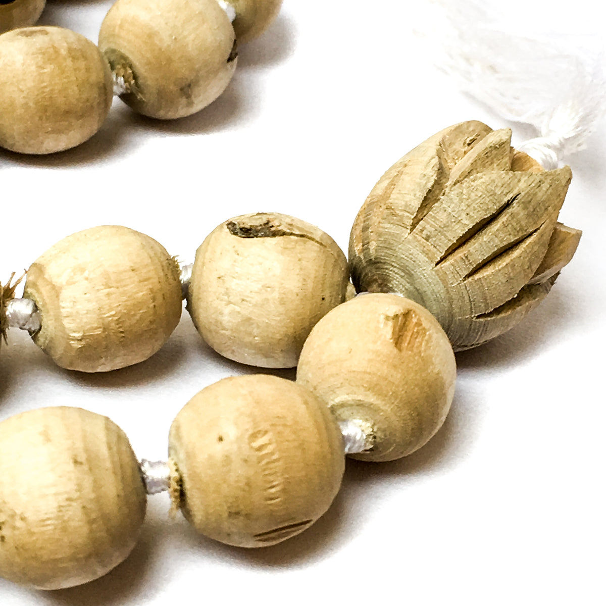 IndiOdyssey Tulsi Lotus Hand-knotted Malas from Vrindavan