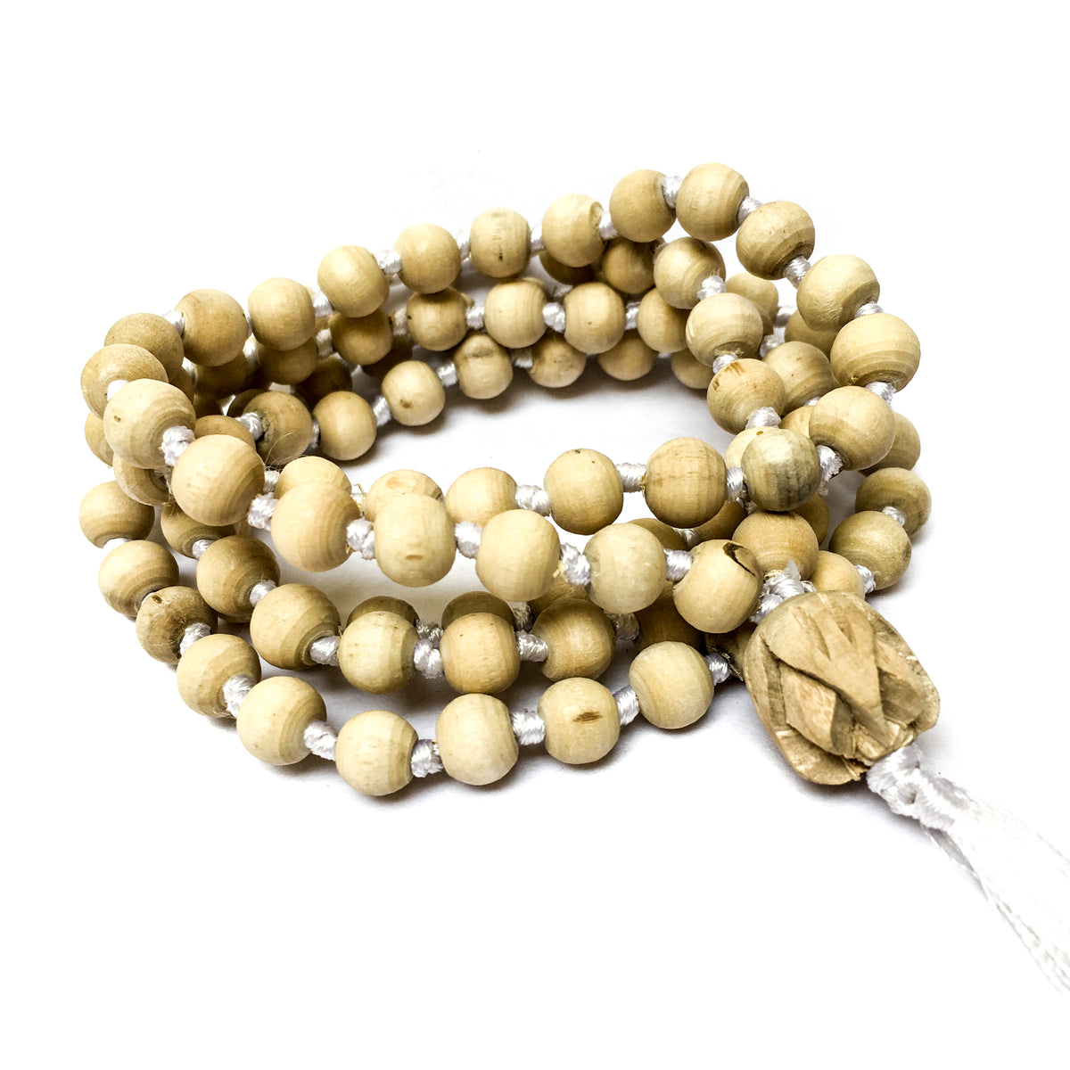 IndiOdyssey Tulsi Lotus Hand-knotted Malas from Vrindavan