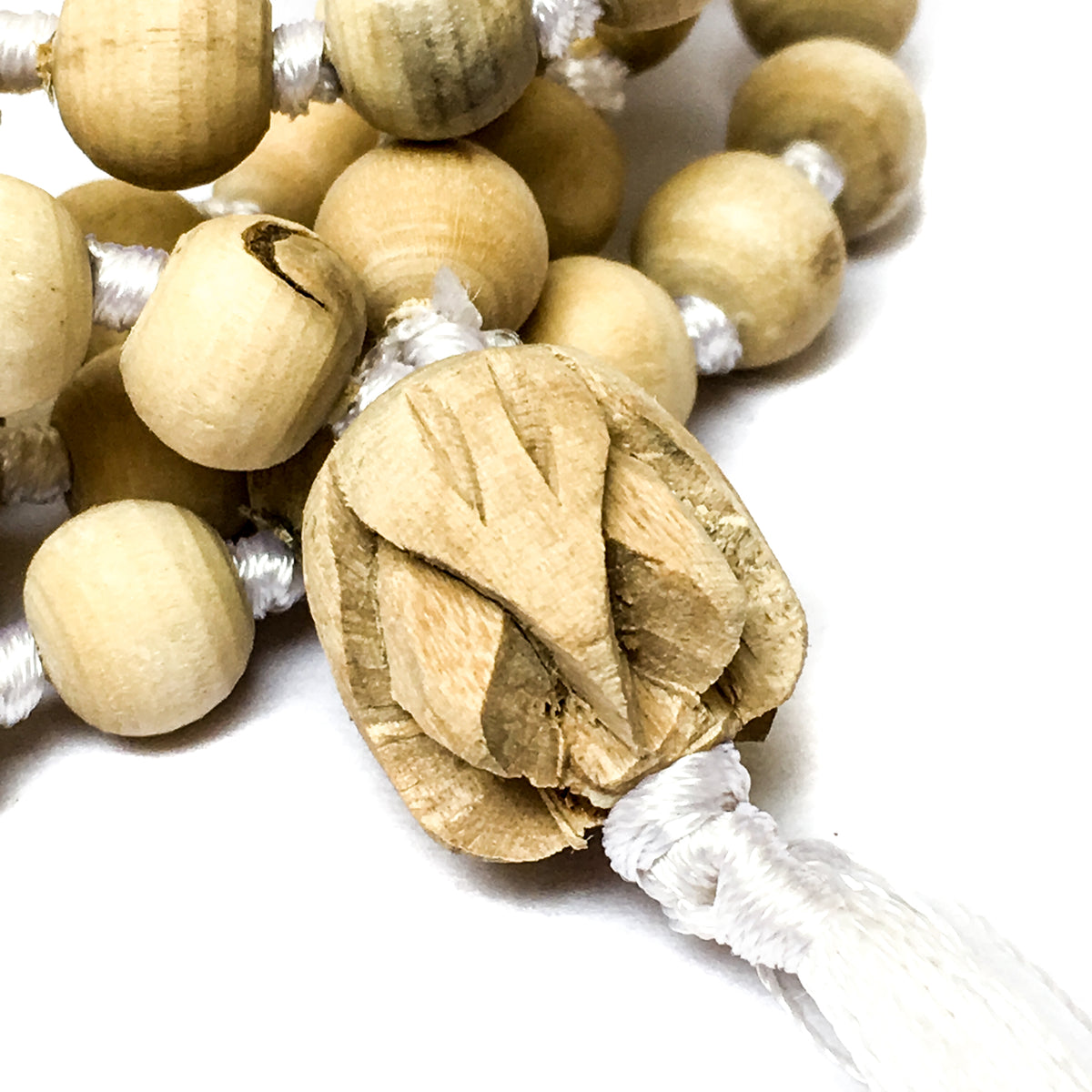 IndiOdyssey Tulsi Lotus Hand-knotted Malas from Vrindavan